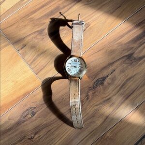Fossil Brown Leather Strap Watch